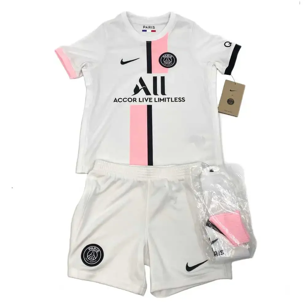 Nike White Pink Paris Saint Germain Soccer Set | Girls Size S - Picture 1 of 11